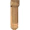 Ekena Millwork Traditional Arts and Crafts Smooth Bracket w/ Offset Brace, Western Red Cedar, 5 1/2"W x 20"D x 20"H BKT0604X20X20TRA03SWR - alternate 2